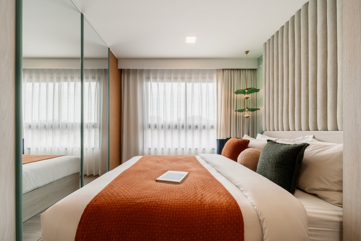Interior view of One Bedroom Condo for Sale at Base Bukit Condominium, Phuket Town