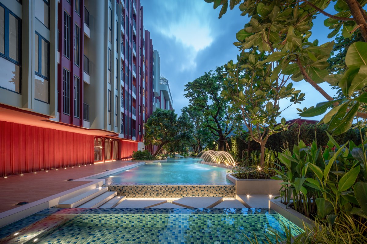 Interior view of One Bedroom Condo for Sale at Base Bukit Condominium, Phuket Town