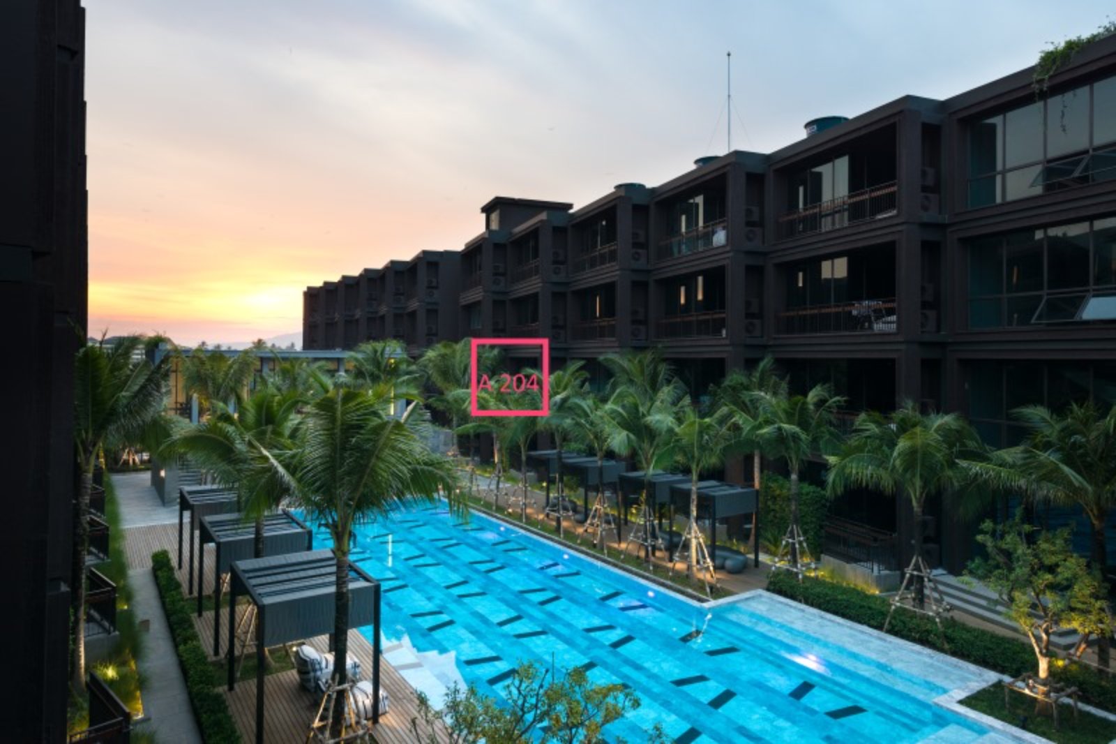 Interior view of One Bedroom Pool View Condo for Sale at Saturdays Condo, Rawai - A2161
