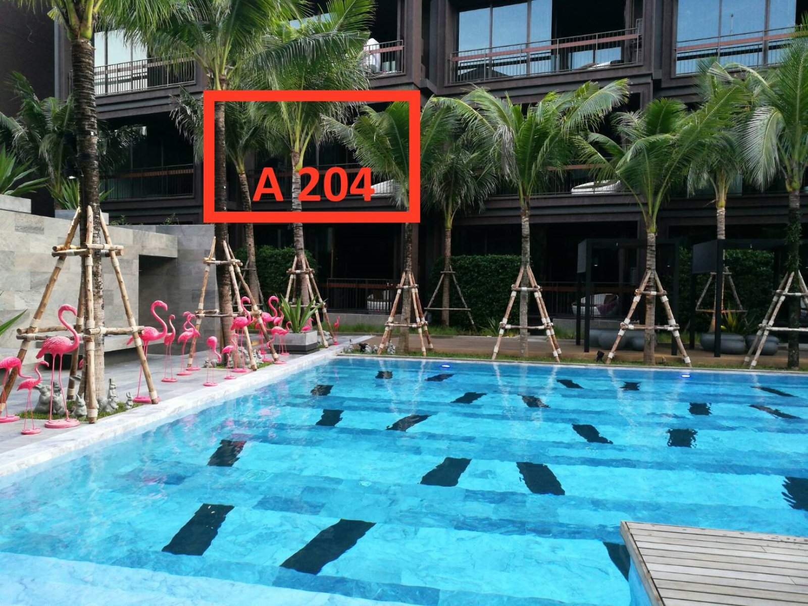 Interior view of One Bedroom Pool View Condo for Sale at Saturdays Condo, Rawai - A2161