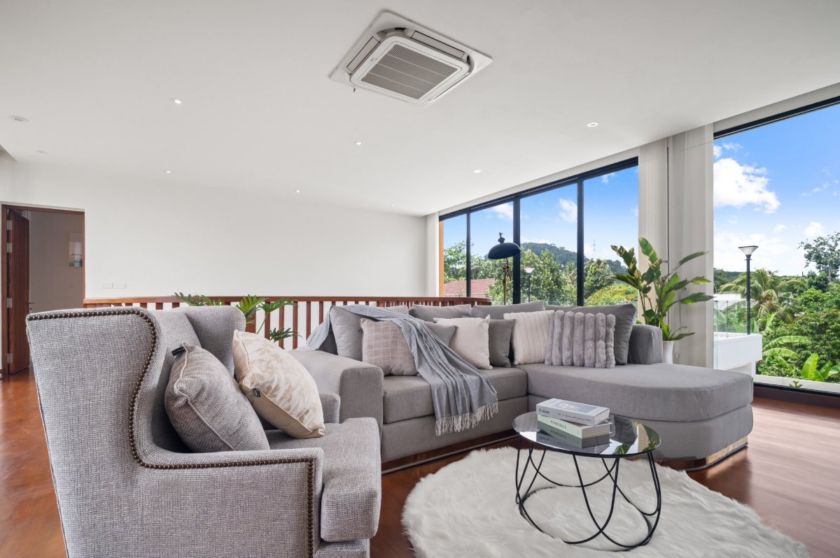 Interior view of 4-Bedroom Pool Villas for Sale at Sinara Villas in Thalang