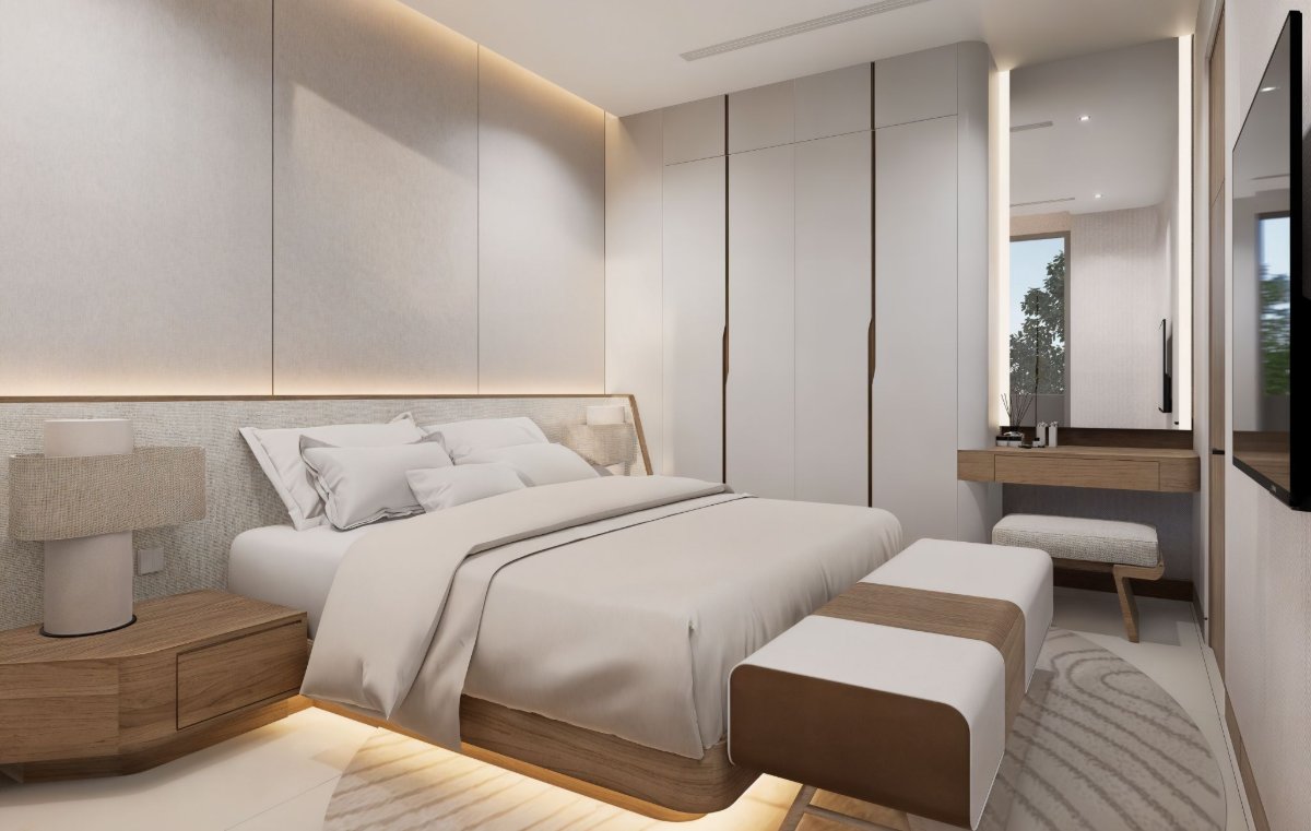 Interior view of 2 Bedroom Suite Apartment for Sale at Sole Mio Residences, Bangtao