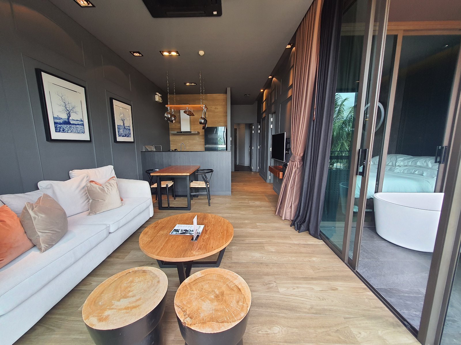 Interior view of 1 Bedroom Partial Sea View Condo for Sale at Saturdays Condo, Rawai - A2218