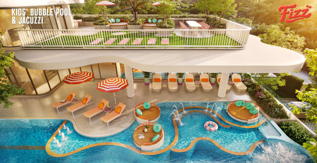 Interior view of Two Bedroom Condo for Sale at Title Fizz, Walking Distance to Kata Beach