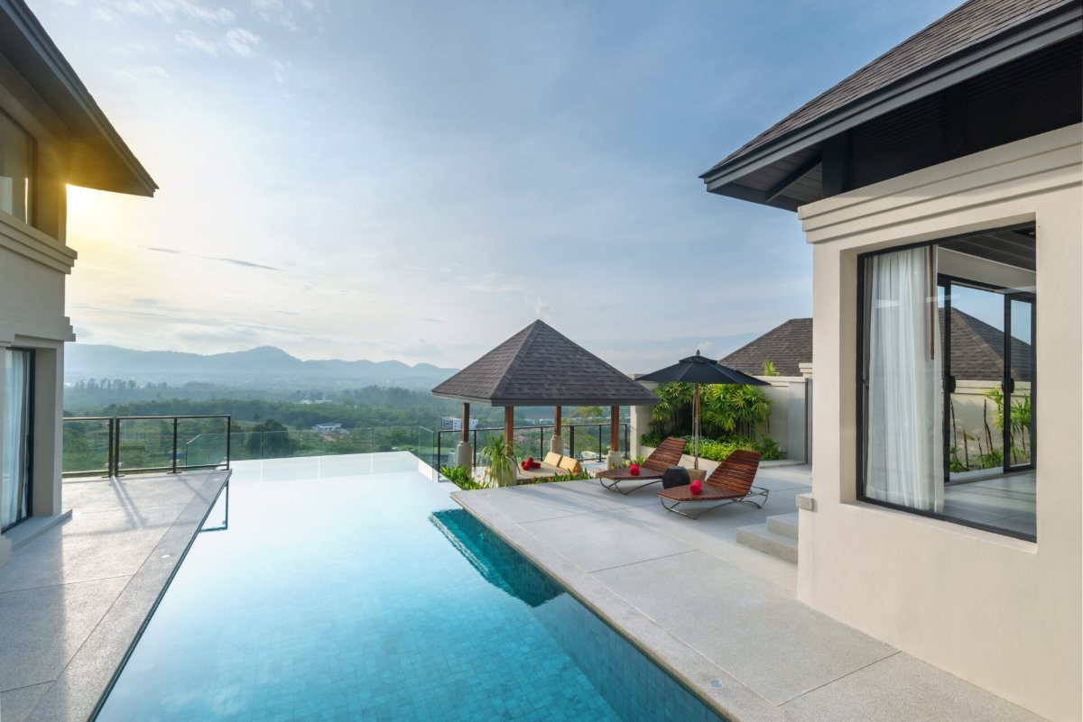 Interior view of Renovated Four-Bedroom Pool Villa at The Pavilions Phuket, Layan