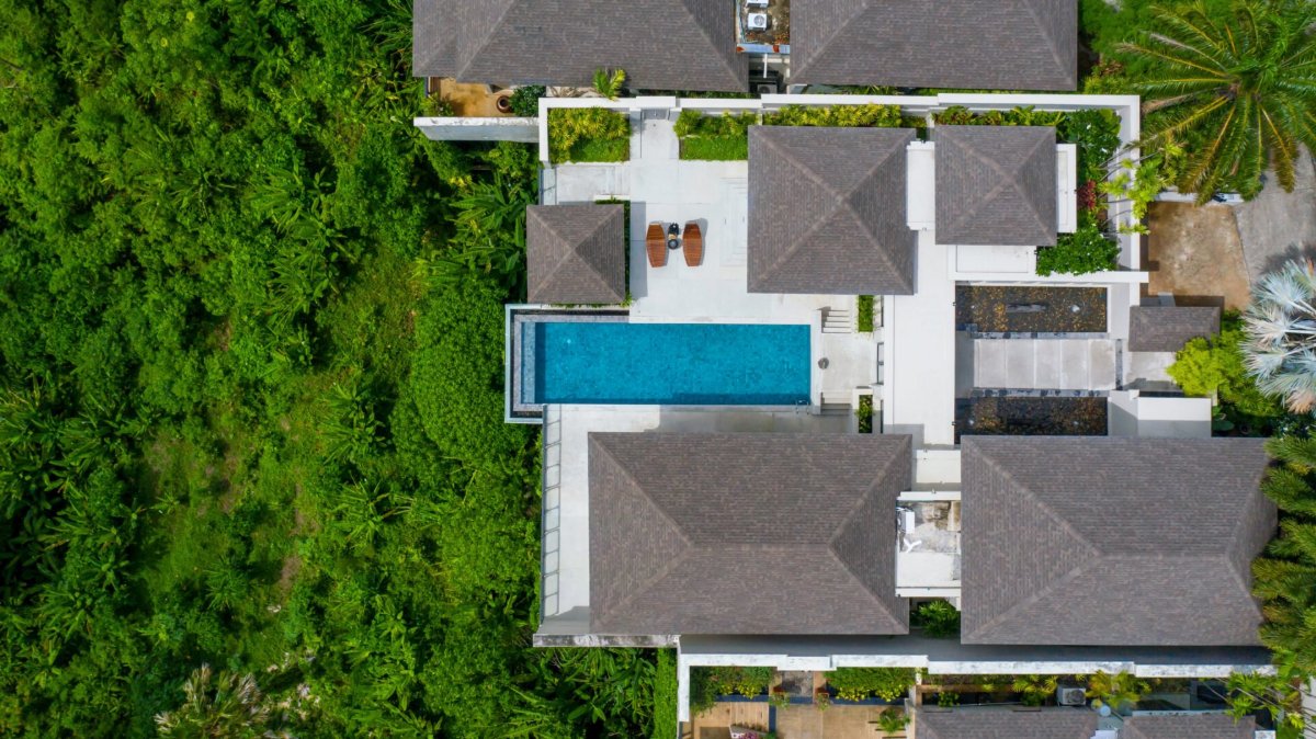 Interior view of Renovated Four-Bedroom Pool Villa at The Pavilions Phuket, Layan