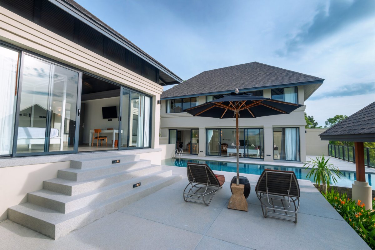 Interior view of Renovated Four-Bedroom Pool Villa at The Pavilions Phuket, Layan