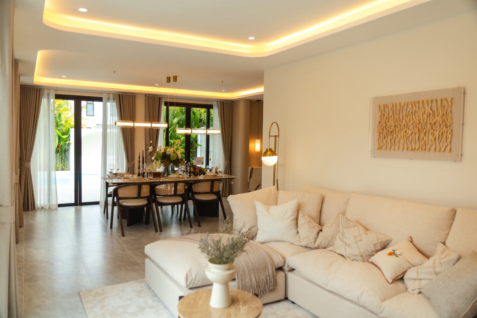 Interior view of 3-Bedroom Villa in The Place Villas Thalang - Type B