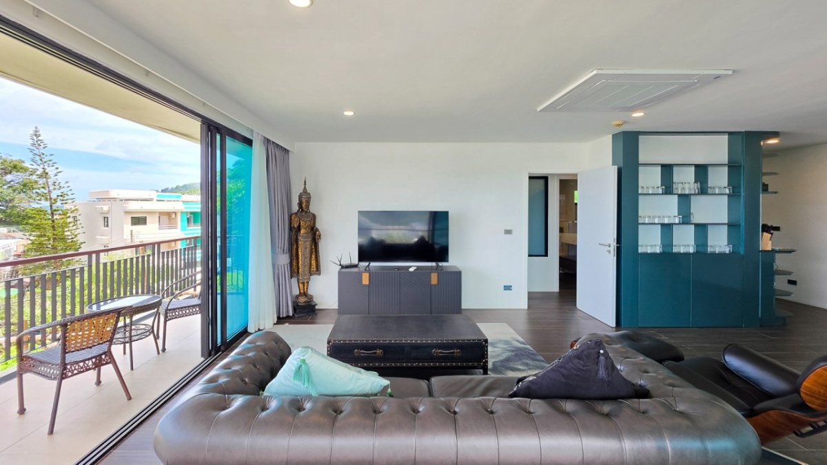 Exterior view of Sea View Penthouse, 3-Bedrooms, with Private Rooftop Terrace in Patong for Sale