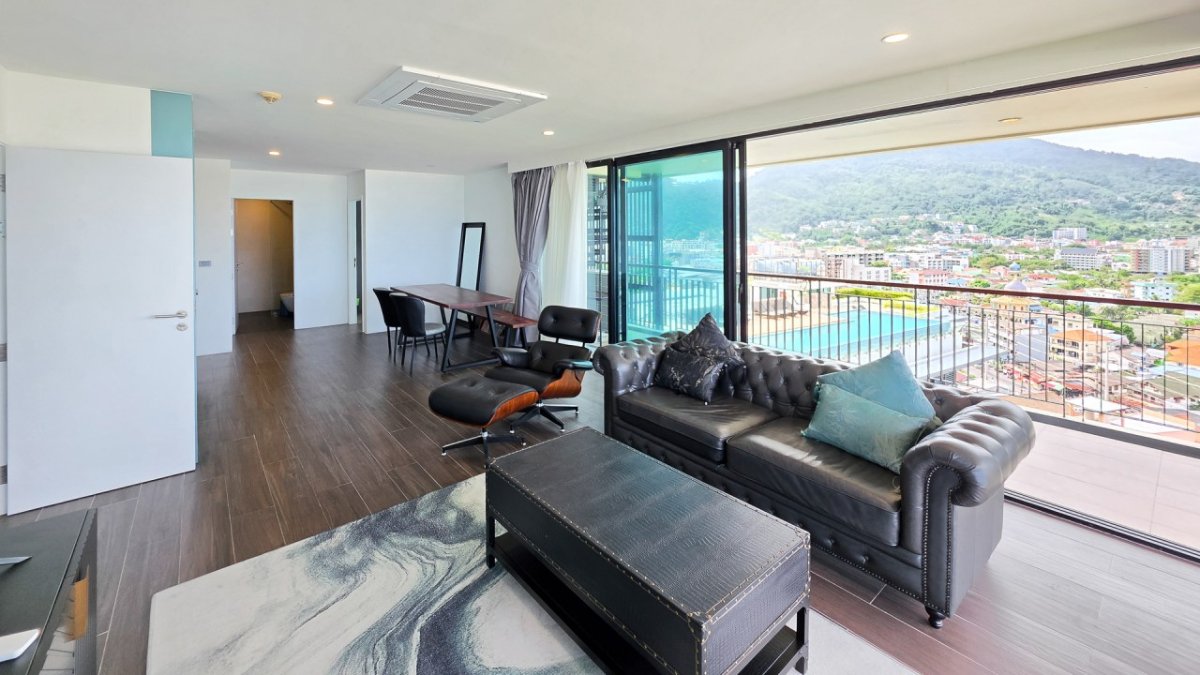 Exterior view of Sea View Penthouse, 3-Bedrooms, with Private Rooftop Terrace in Patong for Sale