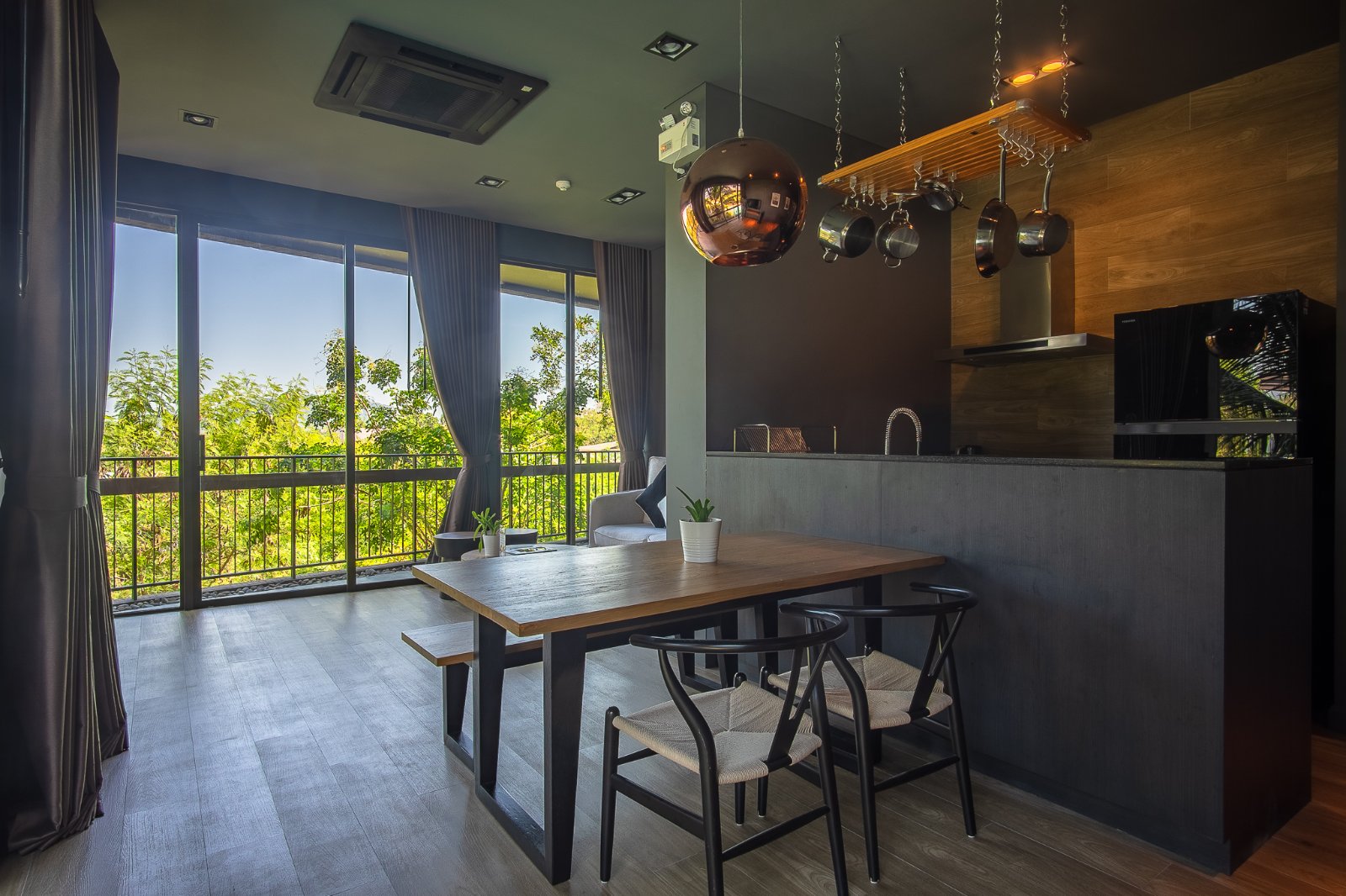 Interior view of Two Bedroom Corner Apartment for Sale at Saturdays Condo, Rawai - A2166