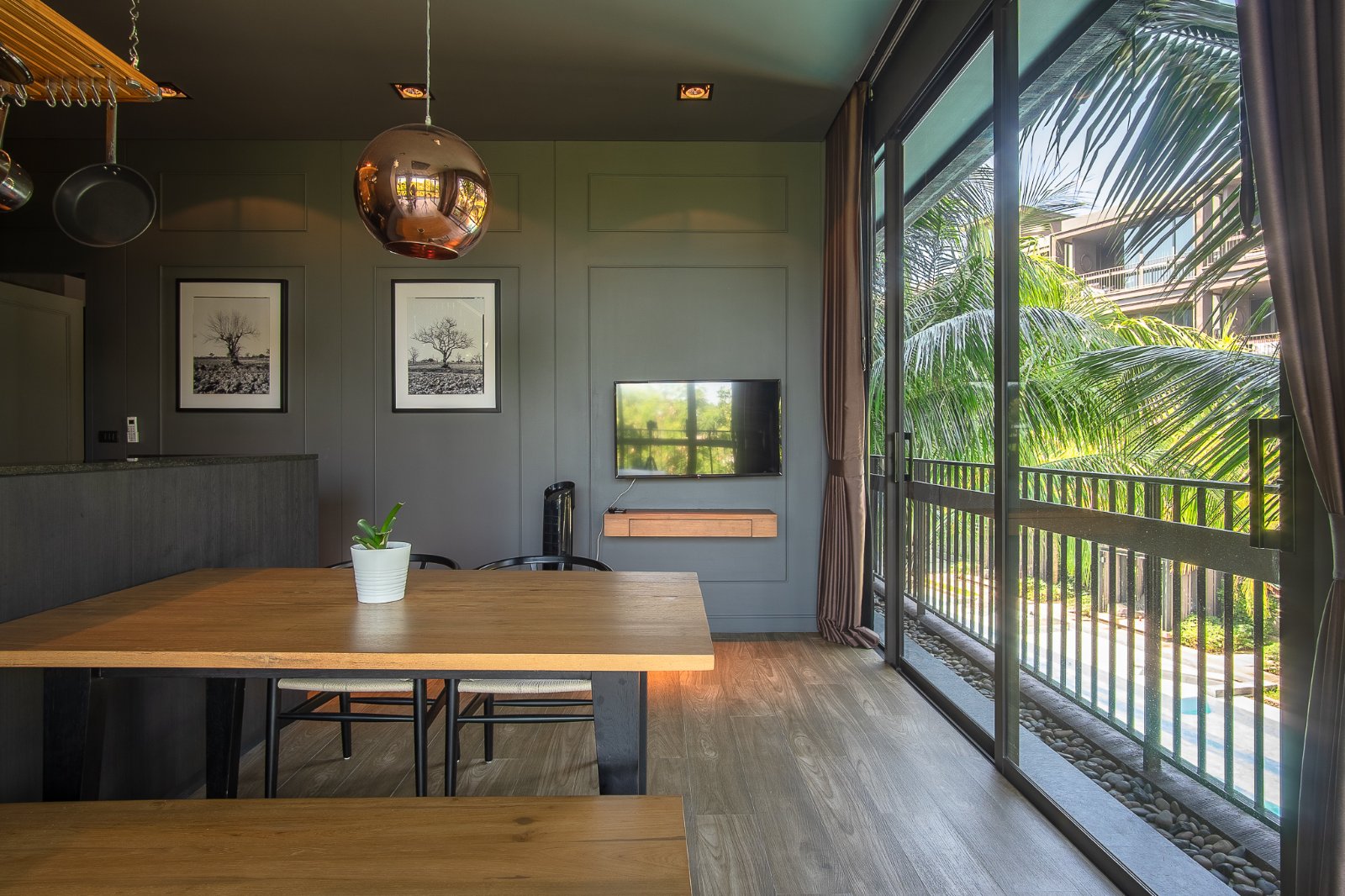 Interior view of Two Bedroom Corner Apartment for Sale at Saturdays Condo, Rawai - A2166