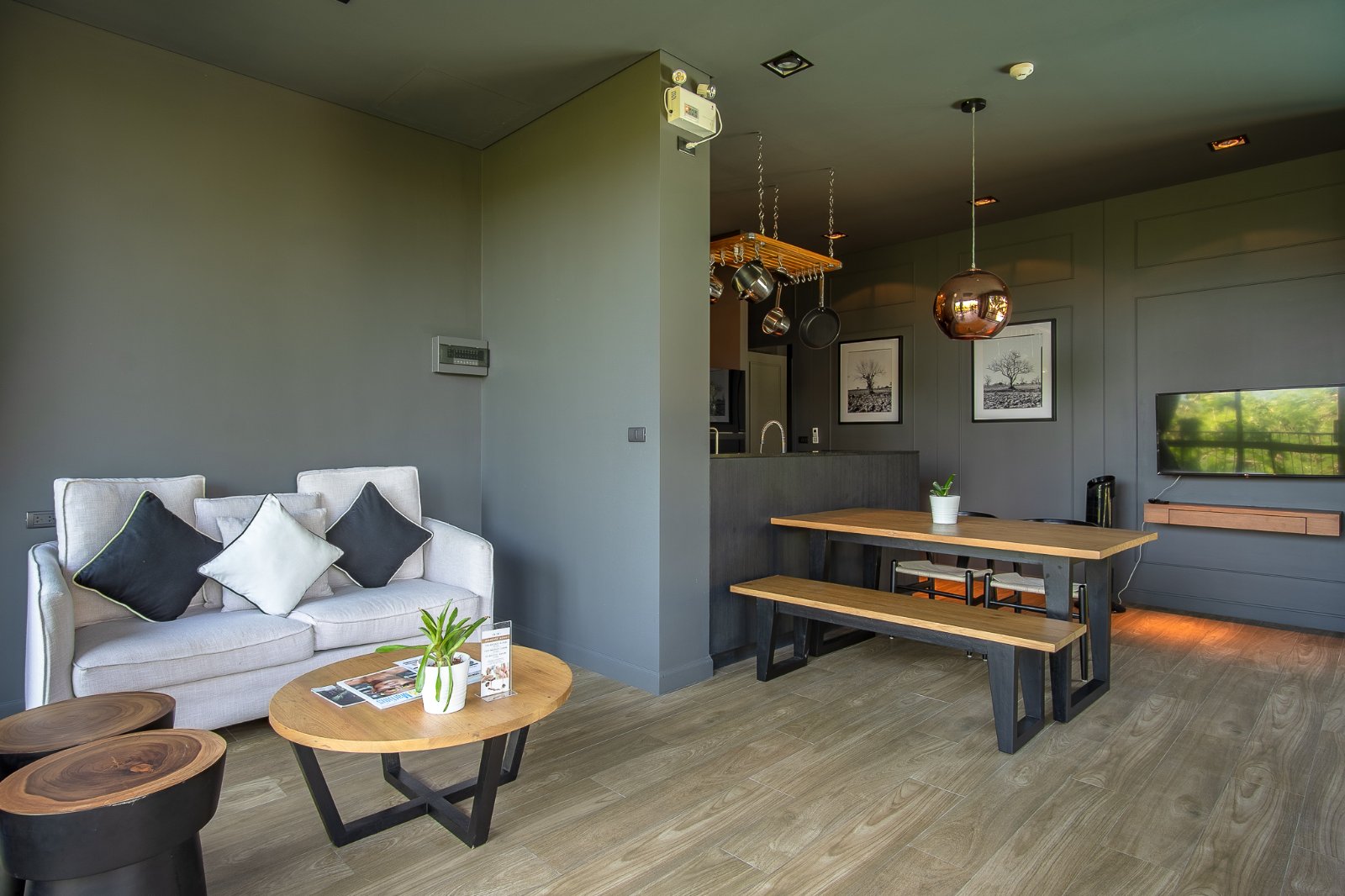 Interior view of Two Bedroom Corner Apartment for Sale at Saturdays Condo, Rawai - A2166