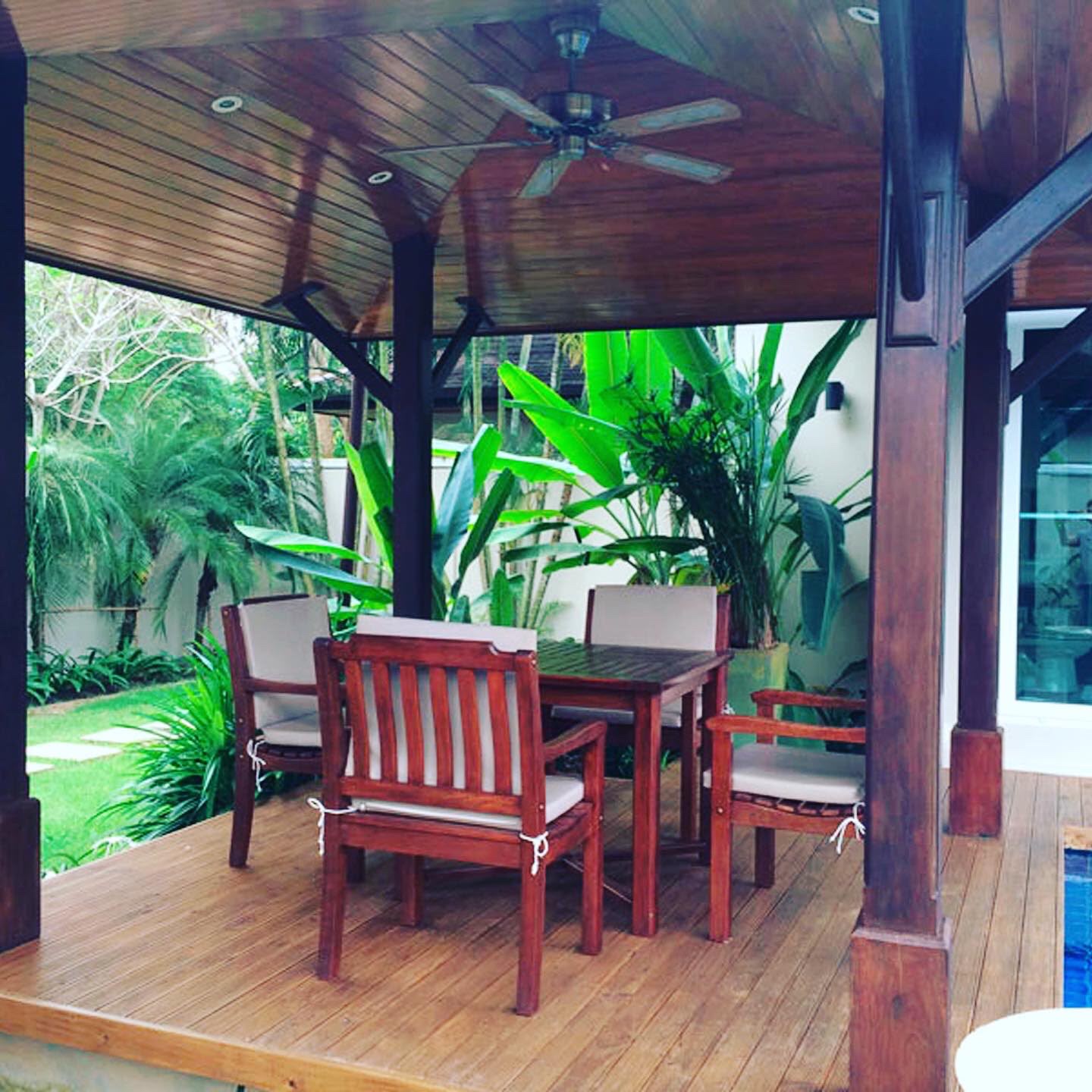 Interior view of Modern Oriental-style 4-Bedroom Pool villa for Sale in Two Villas Tara Layan Beach