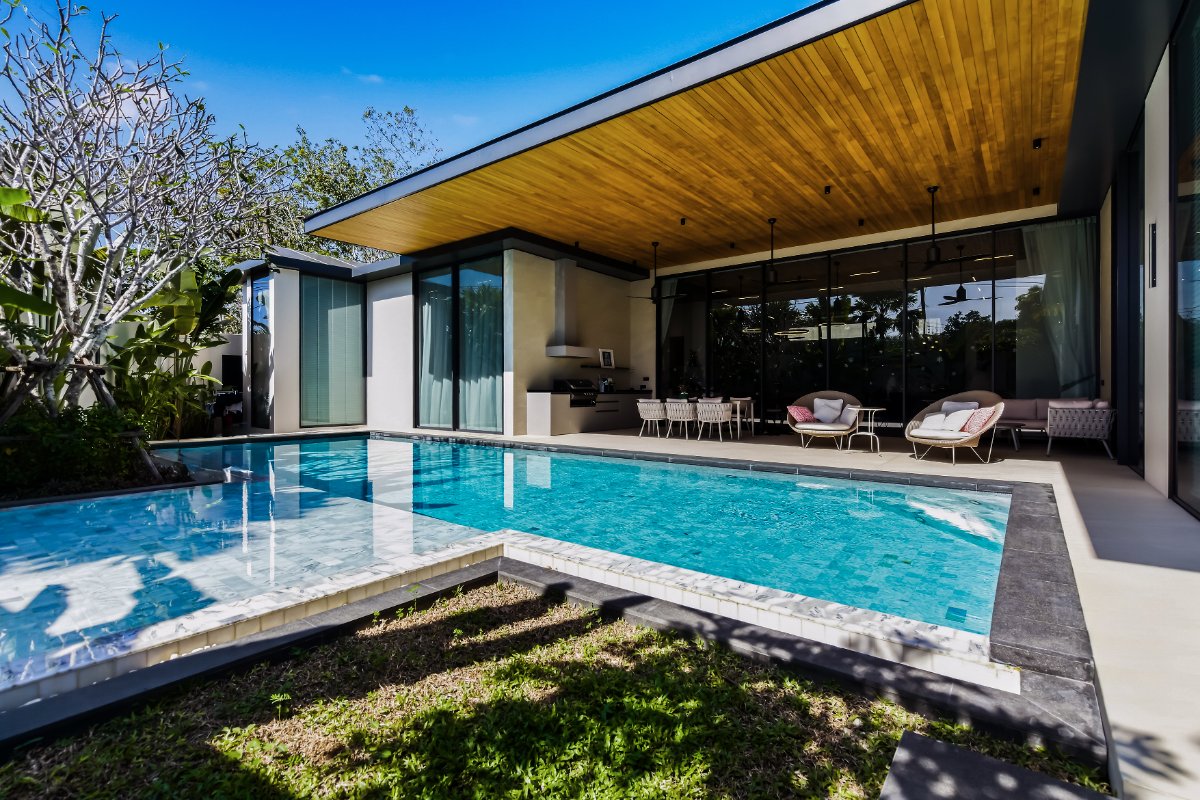 Interior view of Sunti Villas Cherngtalay – Spacious 4-Bedroom Tropical Villas for Sale