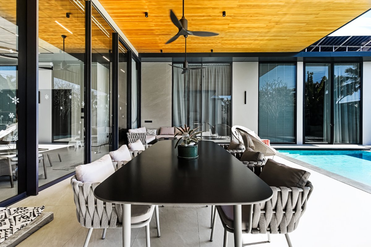 Interior view of Sunti Villas Cherngtalay – Spacious 4-Bedroom Tropical Villas for Sale