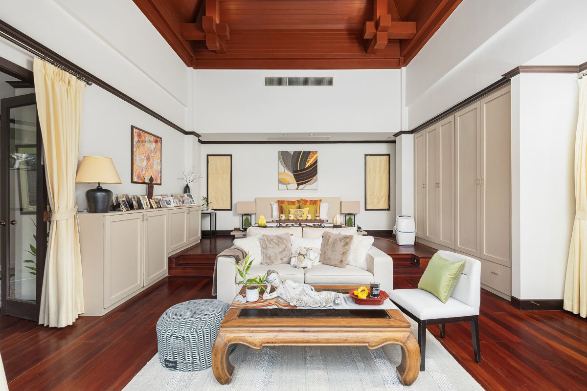 Interior view of Sai Taan Villa 26 – Four-Bedroom Pool Villa in Bang Tao