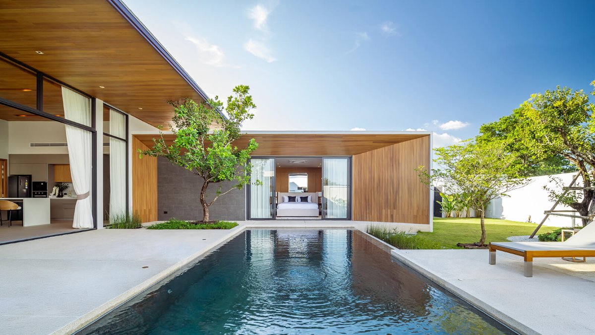 Interior view of 3 Bedroom Zen Style Botanica Four Seasons Villa for Sale at Spring Zone - Type BA