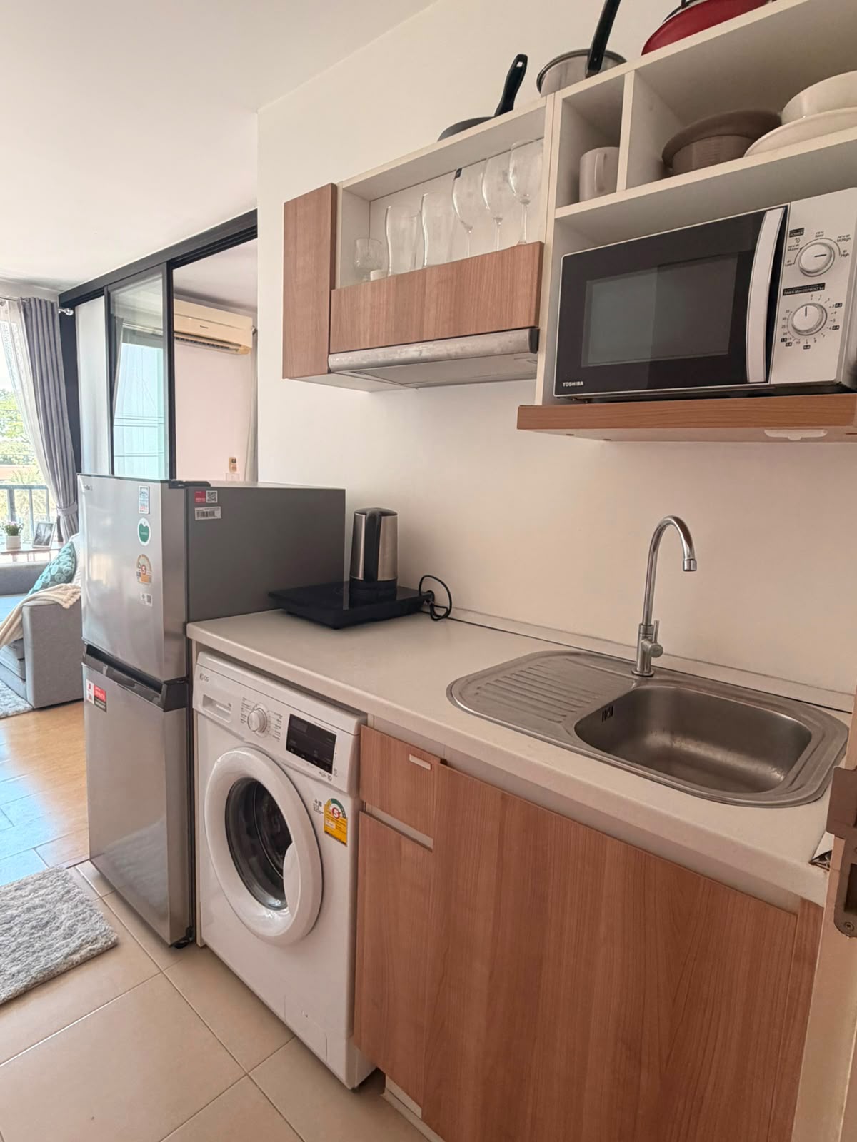 Interior view of 1 Bedroom Condominium at Zcape 2 Condominium - Near Laguna Phuket