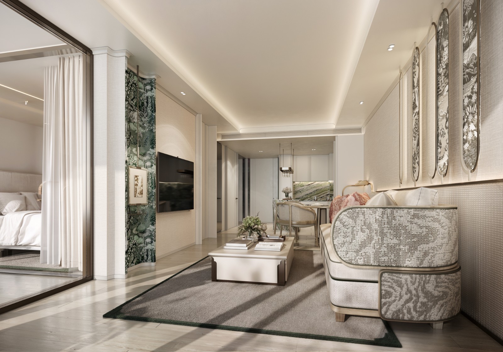 Interior view of 1 Bedroom Apartment for Sale at Intercontinental Residence Phuket, Kamala Beach