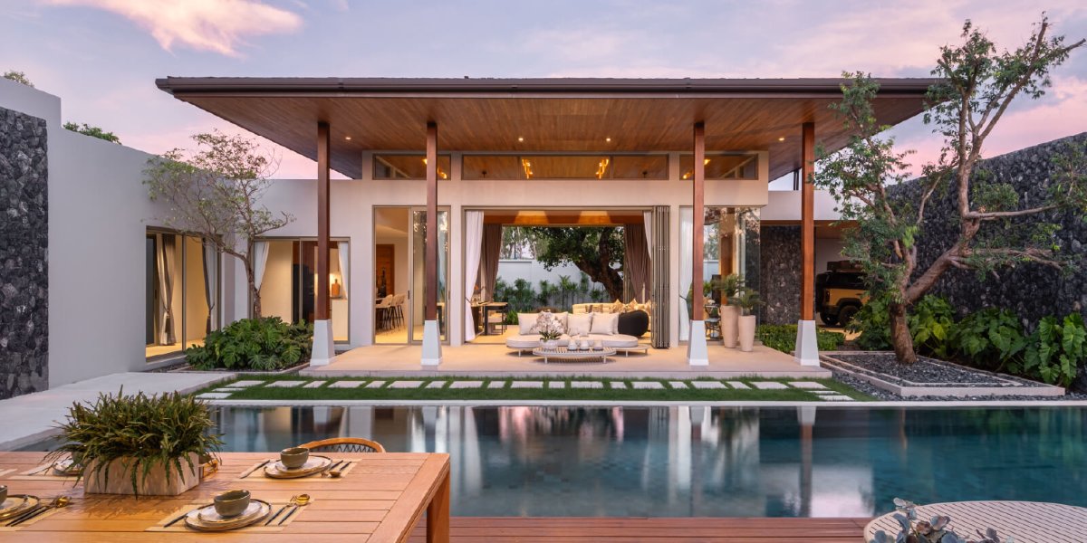 Interior view of 3 Bedroom Balinese Tropical Style Botanica Four Seasons Villa for Sale at Summer Zone - Type A