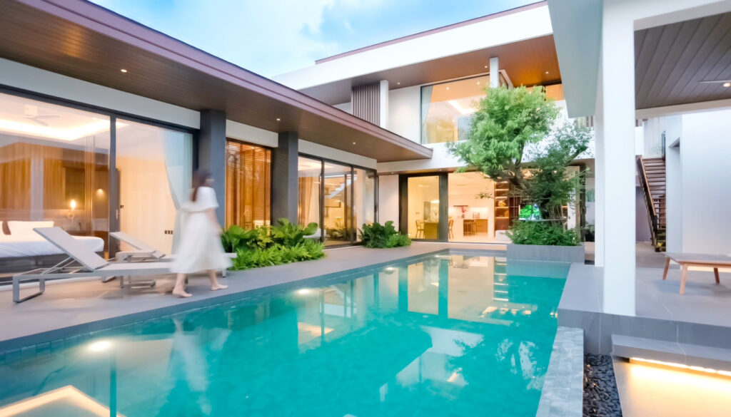 Interior view of 3 Bedroom Private Pool Villa at Maya Villa, Phuket - Villa 4