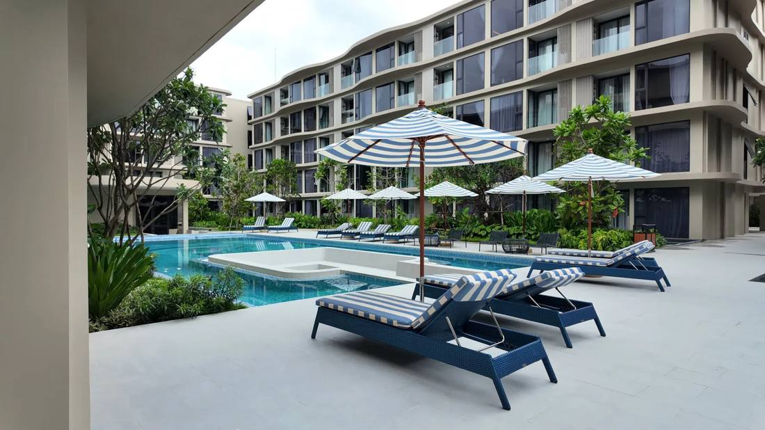 Studio Bellevue Beachfront Condo for Sale - 50m from Layan Beach