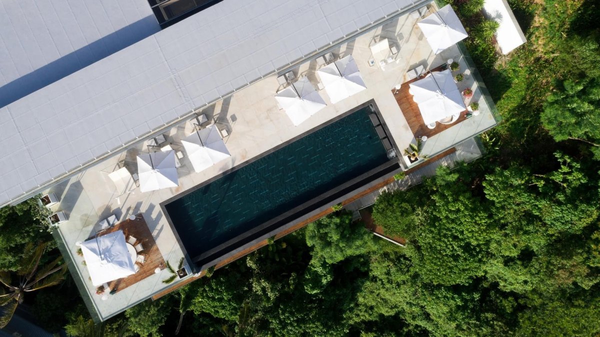 Interior view of 6-Bedroom Cliff Top Residences Ao Yon Sea View Super Villa - Cape Panwa, Phuket