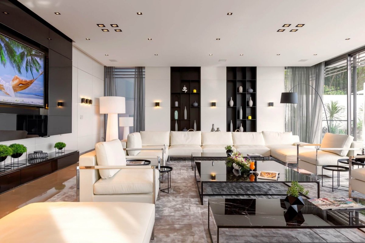 Interior view of 6-Bedroom Cliff Top Residences Ao Yon Sea View Super Villa - Cape Panwa, Phuket