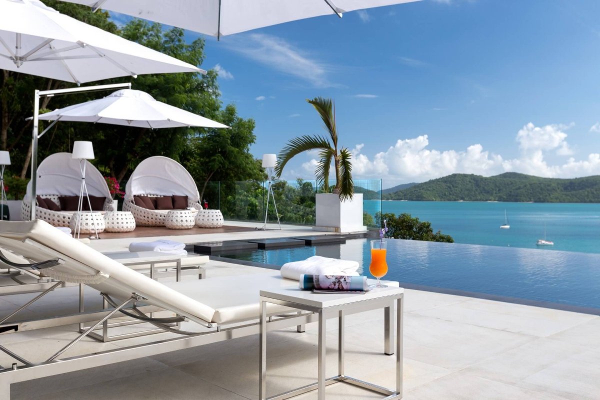 Interior view of 6-Bedroom Cliff Top Residences Ao Yon Sea View Super Villa - Cape Panwa, Phuket
