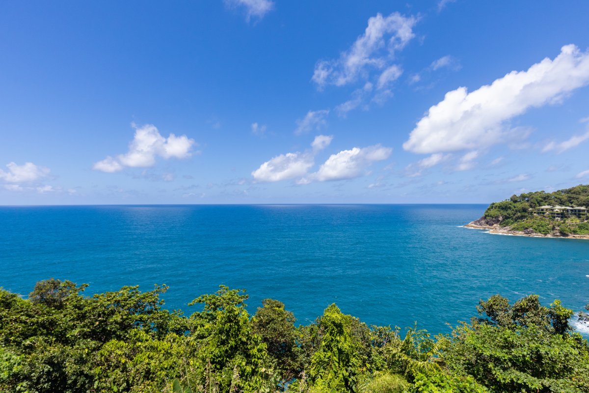 View from Double Villa Yin & Villa Yin Noi with Breathtaking Sea Views for Sale in Kamala