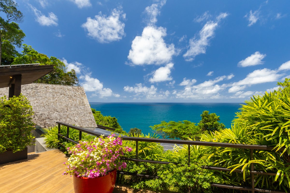 View from Double Villa Yin & Villa Yin Noi with Breathtaking Sea Views for Sale in Kamala