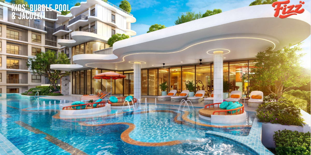Interior view of 1 Bedroom Boutique Apartment for Sale at Title Fizz, Kata Beach