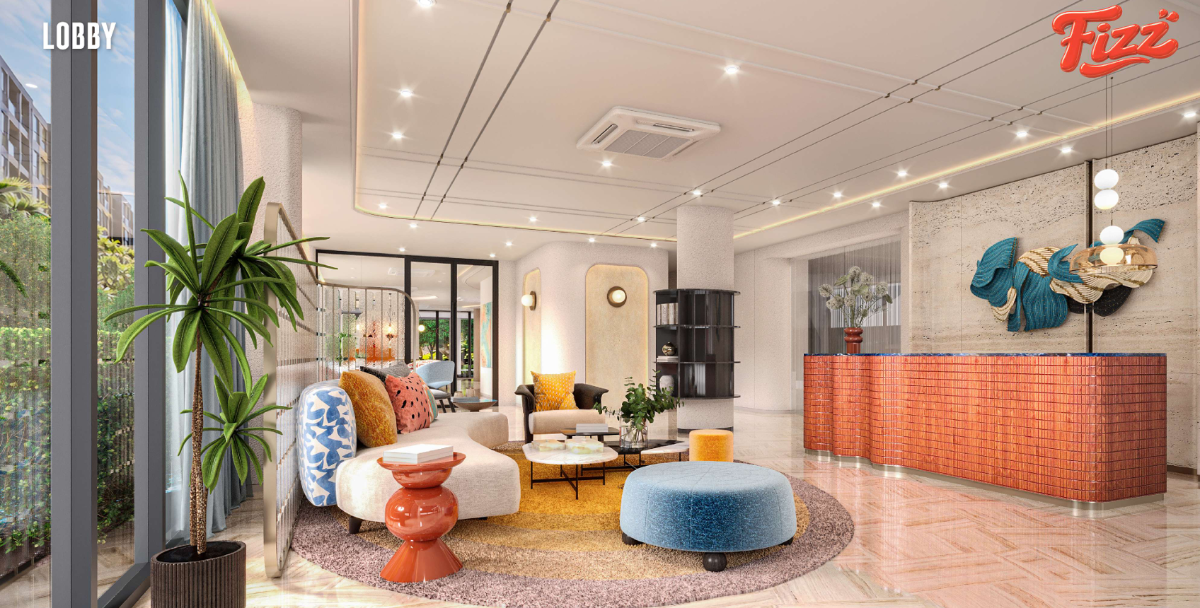 Interior view of 1 Bedroom Boutique Apartment for Sale at Title Fizz, Kata Beach