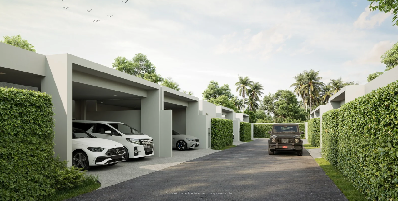 Interior view of 3-Bedroom Pool Villa for Sale at Botanica Verdant, Pru Jampa - Type B - Very Attractive Price