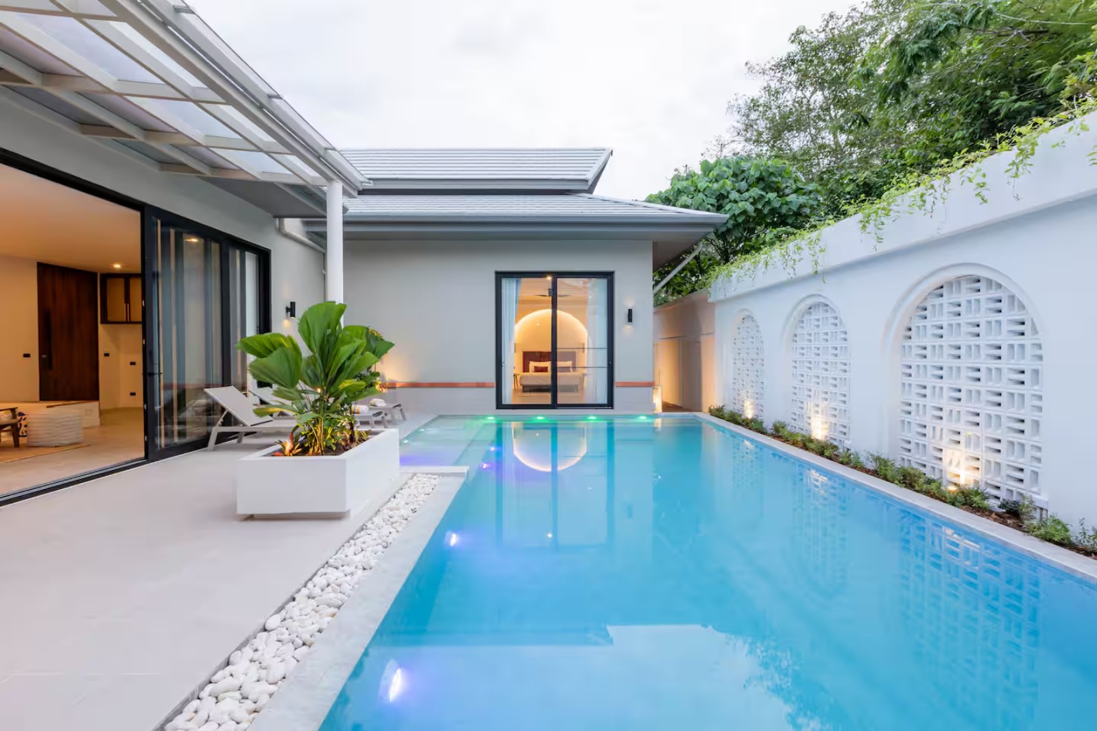 Interior view of Two Glorious 4-Bedroom Rawai Villas Sold as One - High ROI Vacation Rental