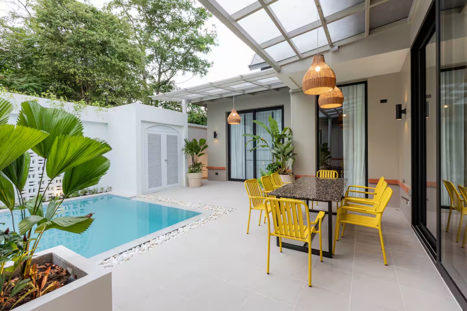 Interior view of Two Glorious 4-Bedroom Rawai Villas Sold as One - High ROI Vacation Rental