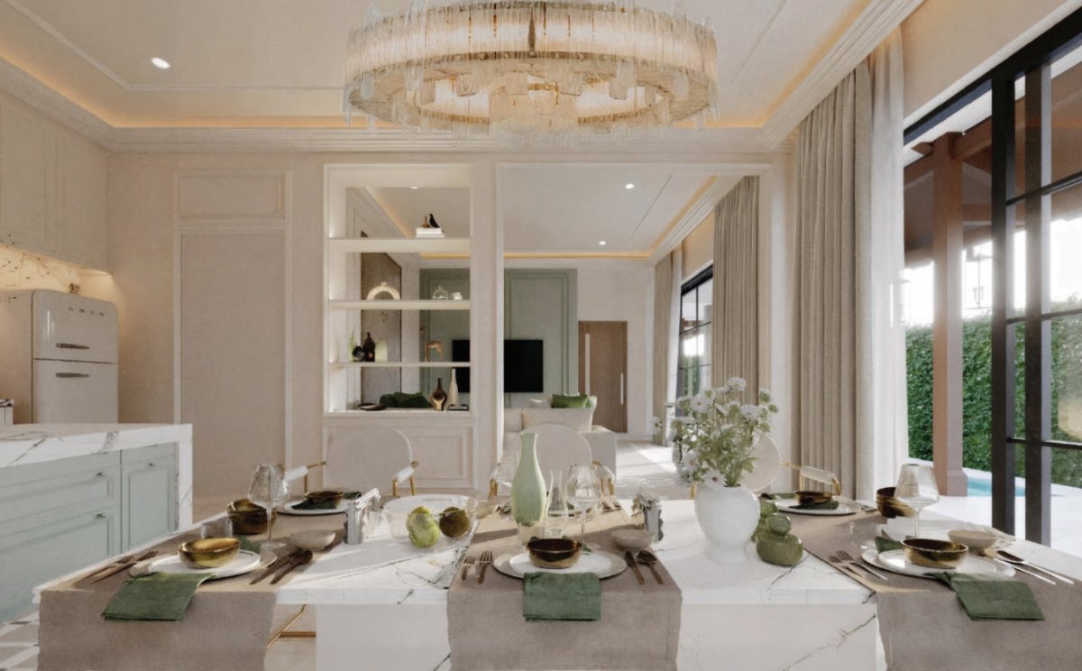 Interior view of 3 Bedroom Aurelia Type Villas for Sale at Casa de Monte, Phuket