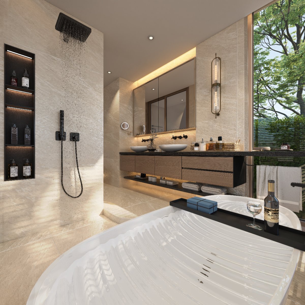 Interior view of 3 Bedroom Tropical Pool Villas for Sale at Zenithy La Ville, Koh Keaw