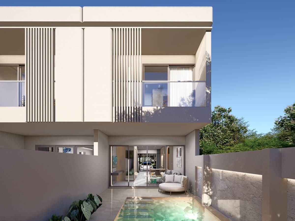 Interior view of 3-Bedroom Luxury Townhouses for Sale at Rawai Luxe by Narinsaya