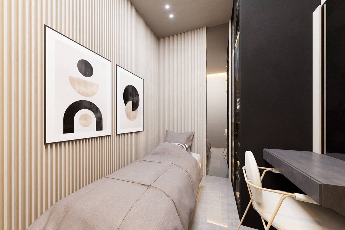 Interior view of 3-Bedroom Luxury Townhouses for Sale at Rawai Luxe by Narinsaya