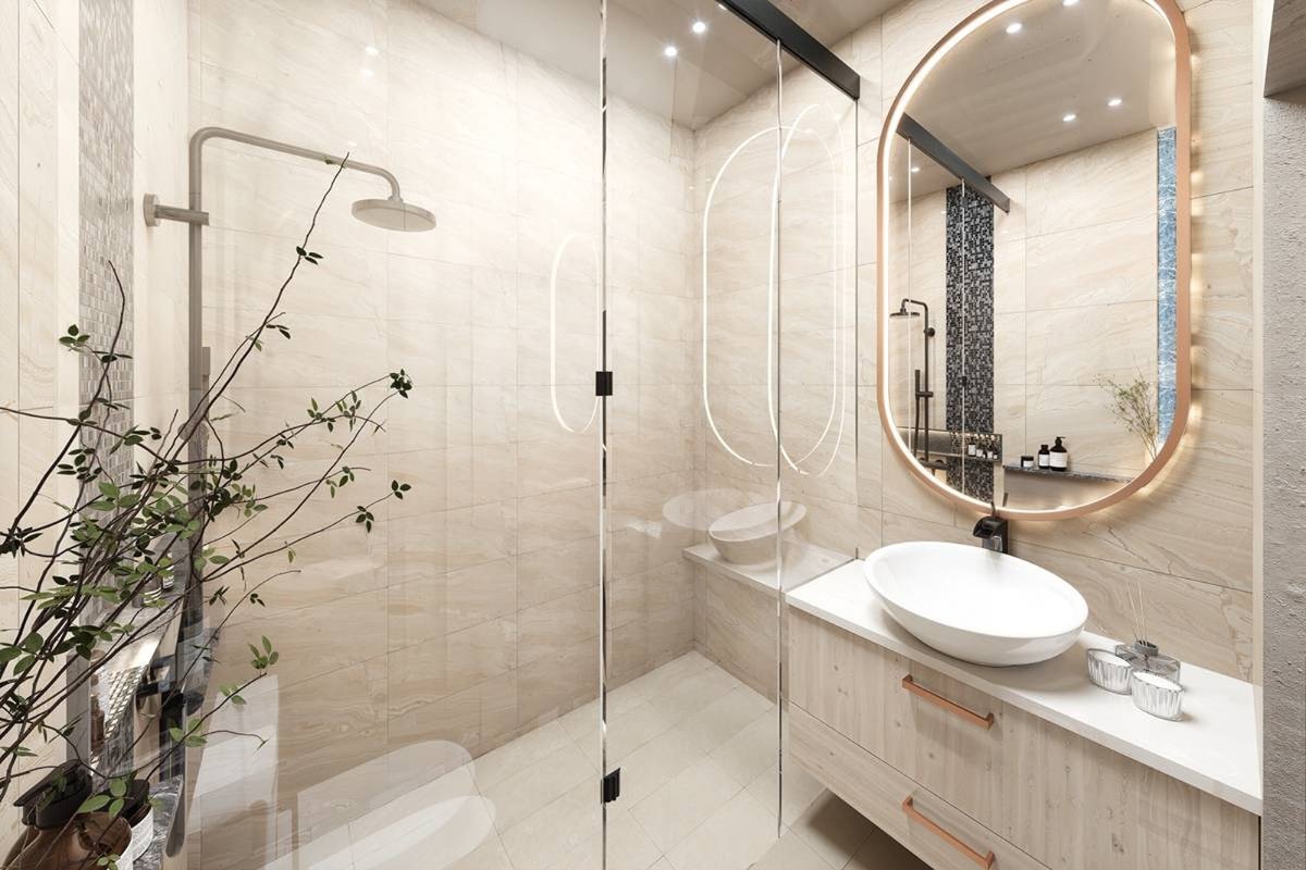 Interior view of 3-Bedroom Luxury Townhouses for Sale at Rawai Luxe by Narinsaya