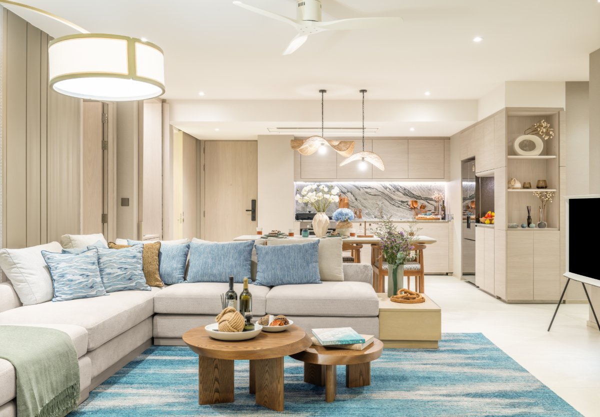 Interior view of 3 Bedroom Massive Penthouse for Sale at Laguna Bayside Beach Residences