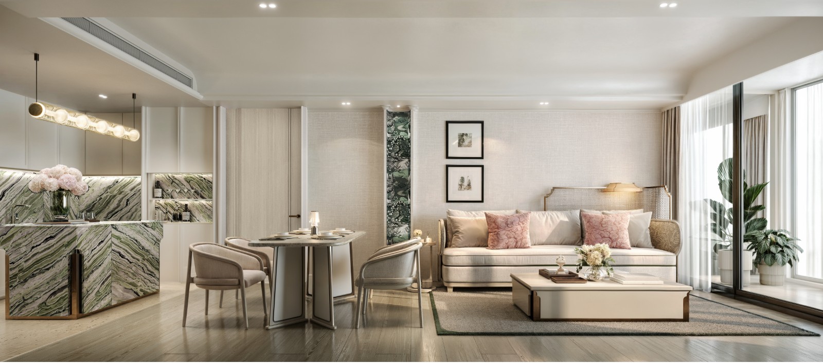 Interior view of 2 Bedroom Apartment for Sale at Intercontinental Residence Phuket, Kamala Beach