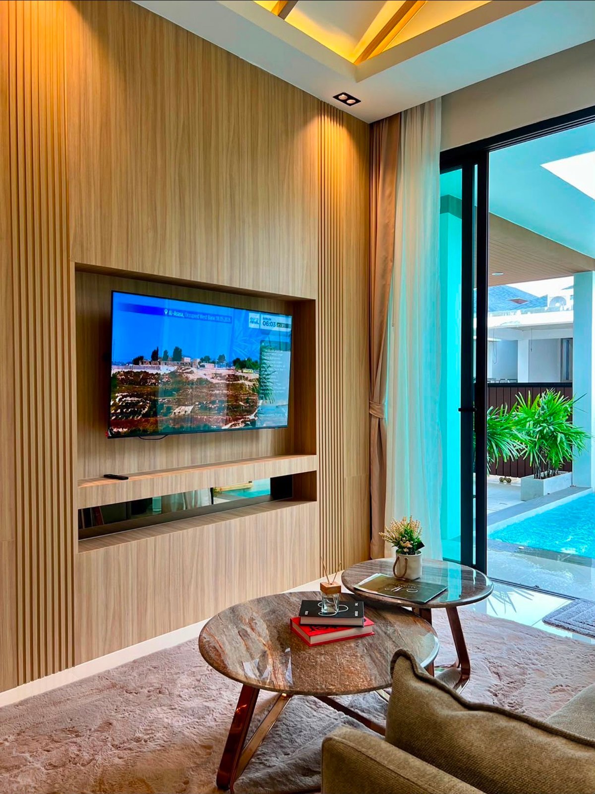 Interior view of Elegant 3-Bedroom Pool Villa for Sale in Narinsaya Villas, Nai Yang, Phuket