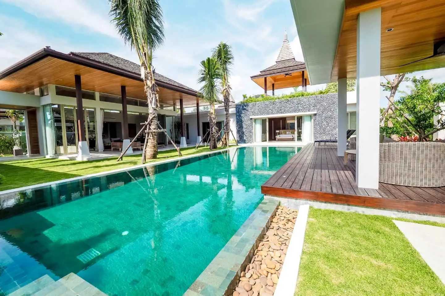 Exterior view of Botanica Lakeside, Layan Beach, Phuket