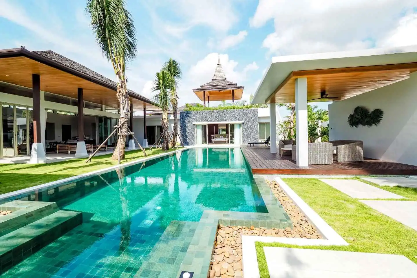Exterior view of Botanica Lakeside, Layan Beach, Phuket