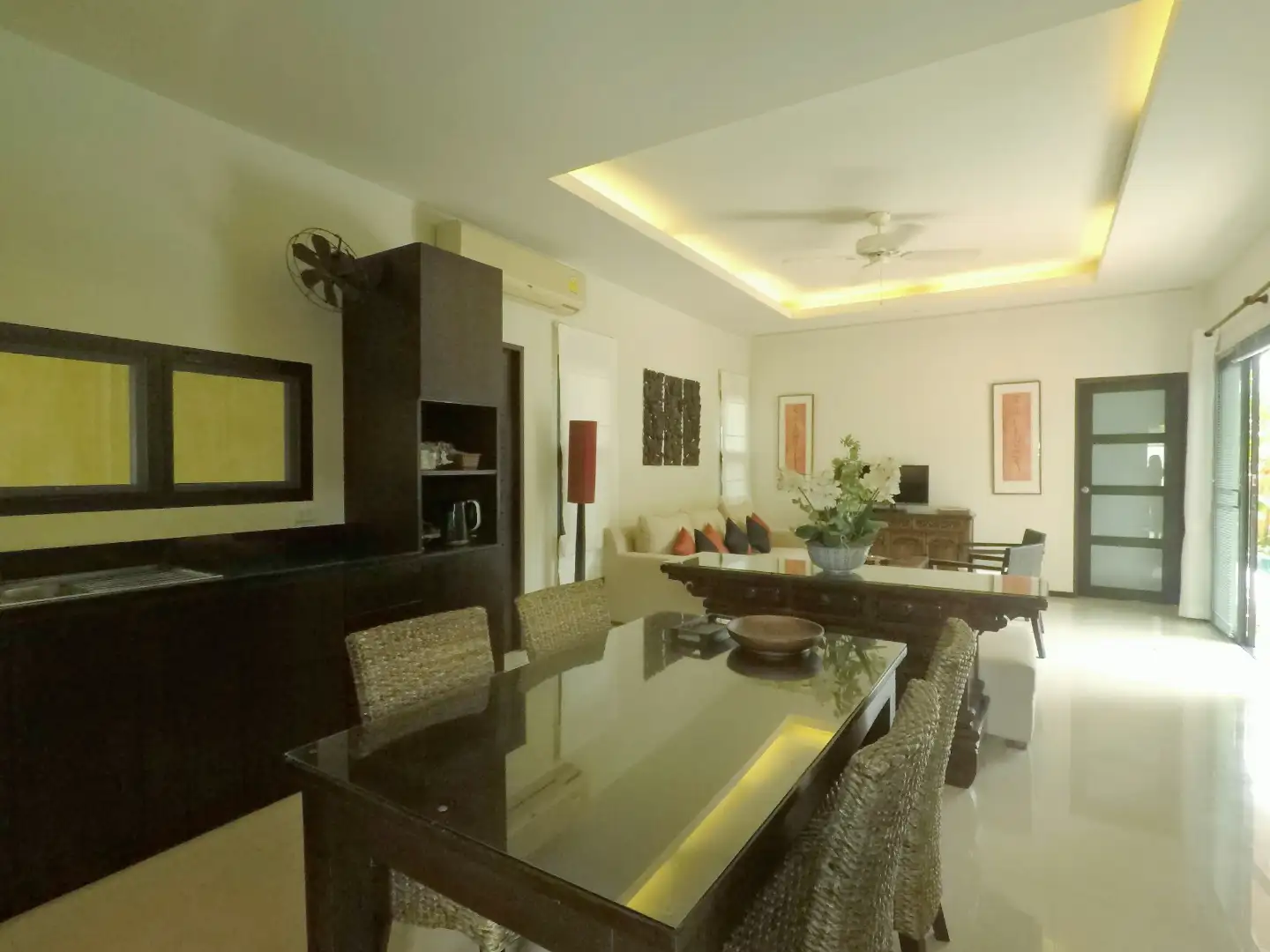 Interior view of 3 Bedroom Pool Villa for Sale on Soi Salika in Rawai - Near Beach, Shops & Restaurants