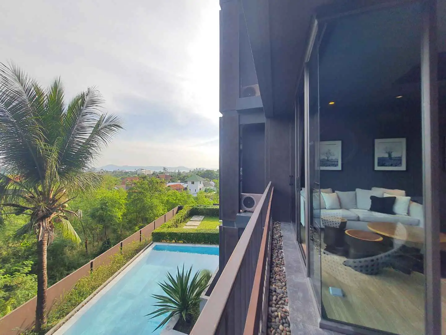 Exterior view of Pool View Resale Condo In Saturdays, Naiharn Beach