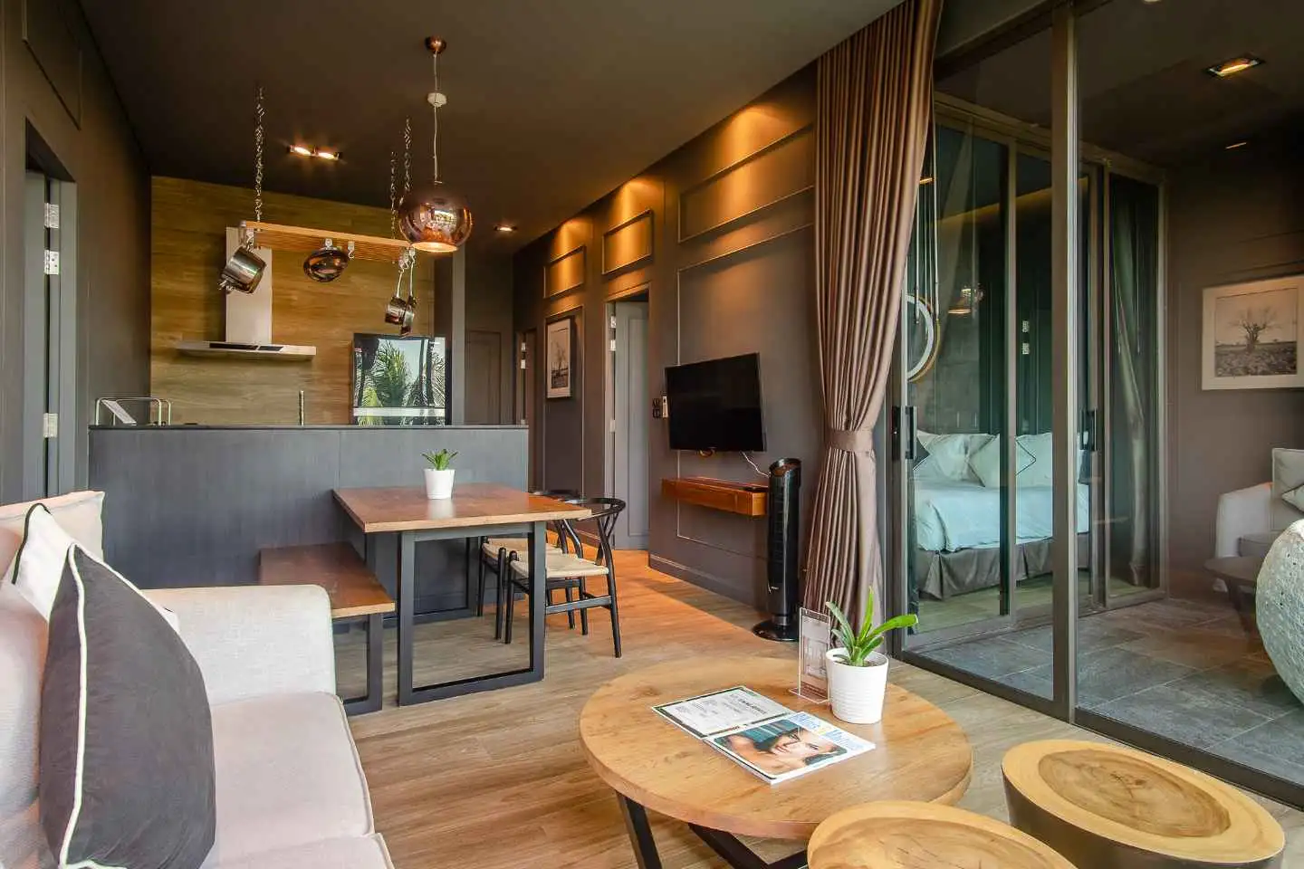 Interior view of 2 Bedroom Mountain View Resale Unit At Saturdays Condo, Naiharn